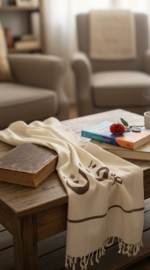 Custom Name Winter Shawls|white 5