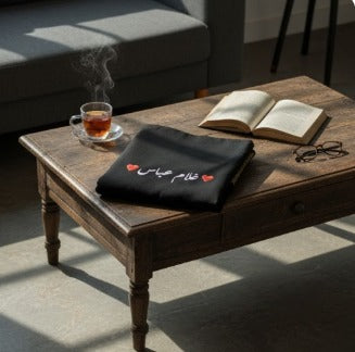 Custom Name Winter Shawls|Black 7