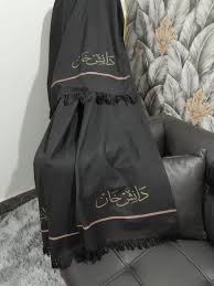 Custom Name Winter Shawls|Black 2